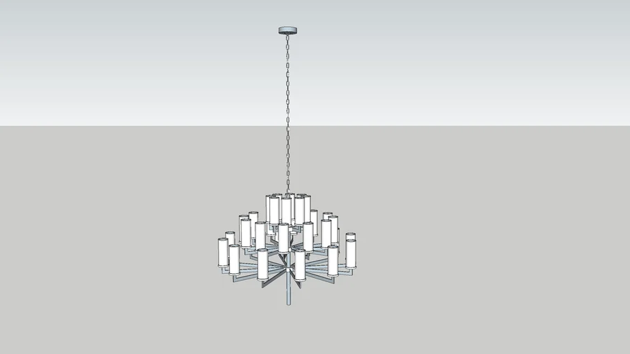 Liaison Triple Tier Chandelier by Kelly Wearstler