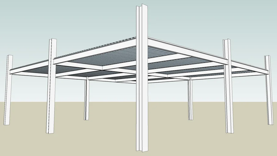 Steel Frame For Ifc 3d Warehouse