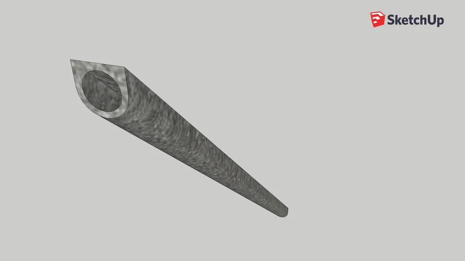 Ark Stone Irrigation Pipe Slanted 3D Warehouse