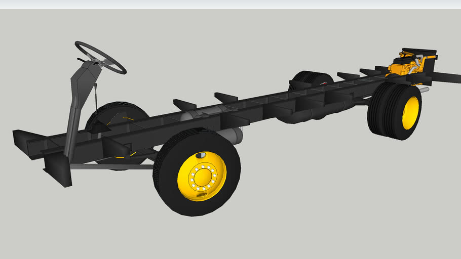Rear Engine Bus Chassis 3D Warehouse