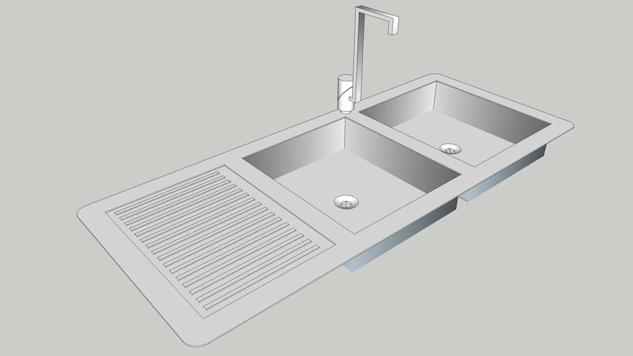 Lava Loicas Cozinha Dispensador Jabon Fregadero Acero Inoxidable