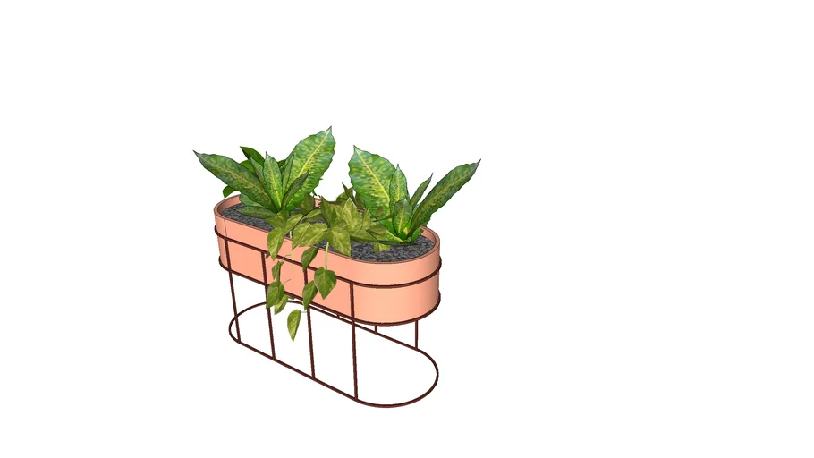 Permanent onthouden Schuur Echo Made plantenbak | 3D Warehouse