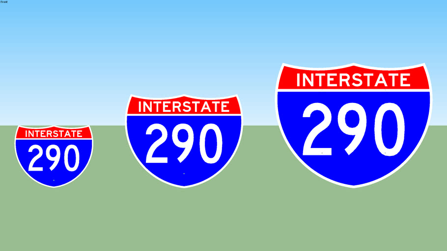 Interstate 290 Sign