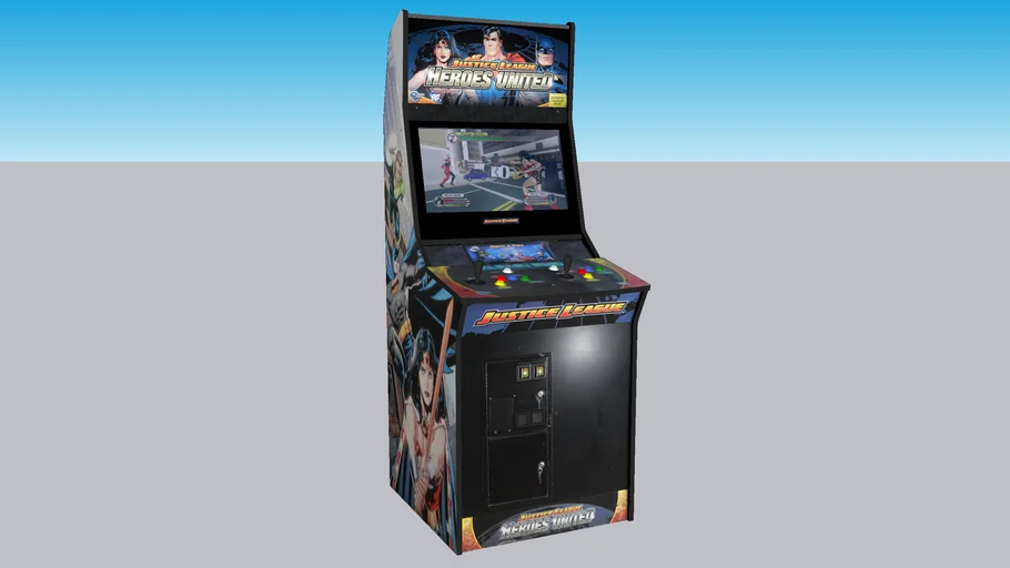 Justice League Heroes United arcade game 3D Warehouse