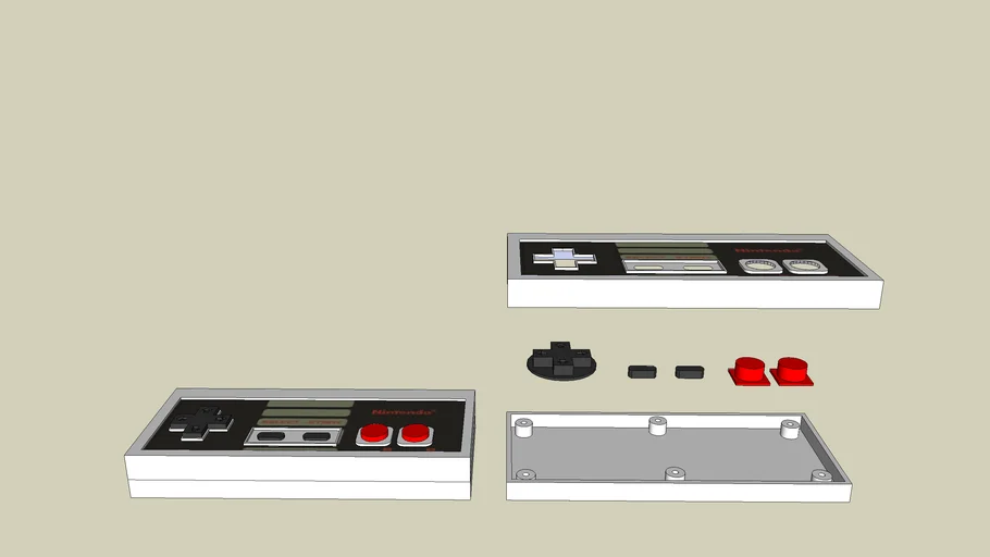 NES Controller 3D Warehouse