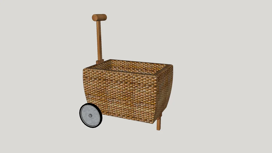 Vecteur d'illustration à rouleaux en bois sur blanc | Vecteur Premium