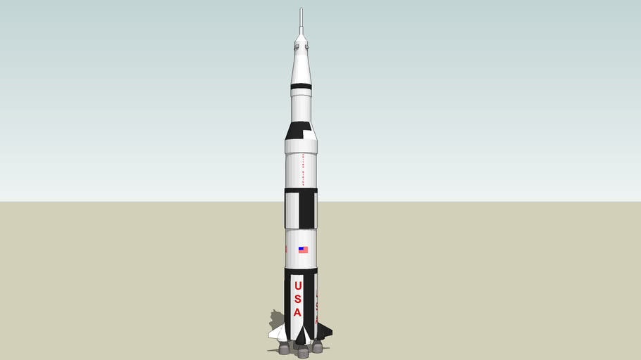 Saturn V Rocket 3D Warehouse