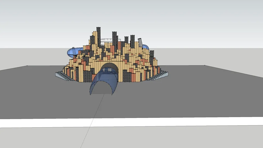 Experiment One: Draft Model 2 development | 3D Warehouse