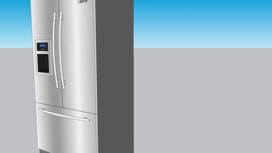 JFI2089AEP 69' Depth French Door Refrigerator with External