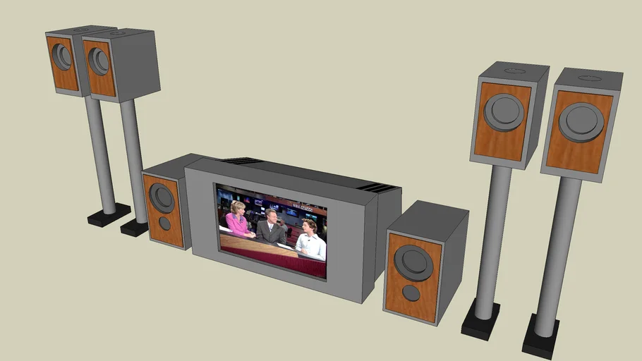 Home theatre audio 3D Warehouse