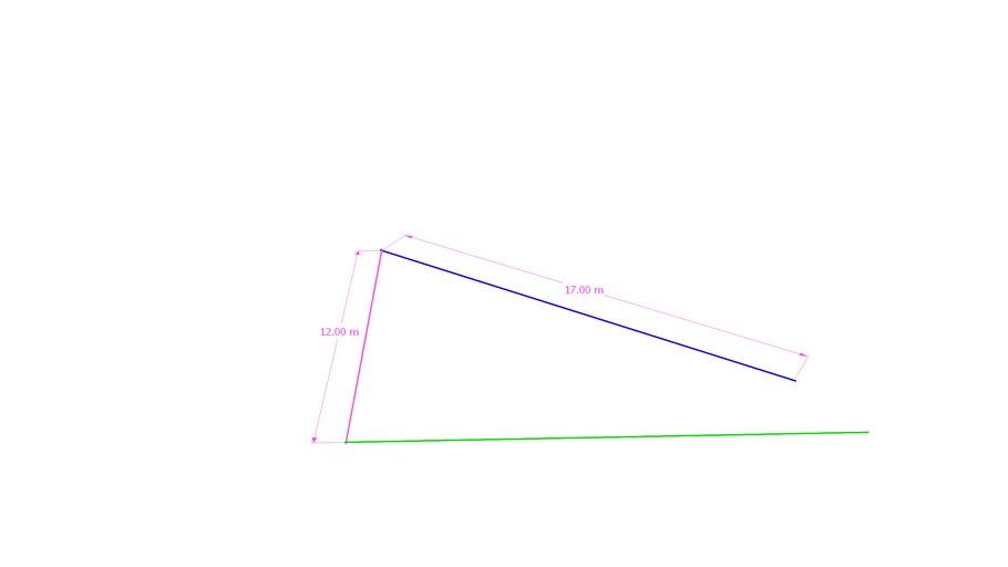 Rotate hypotenuse to meet opposite side