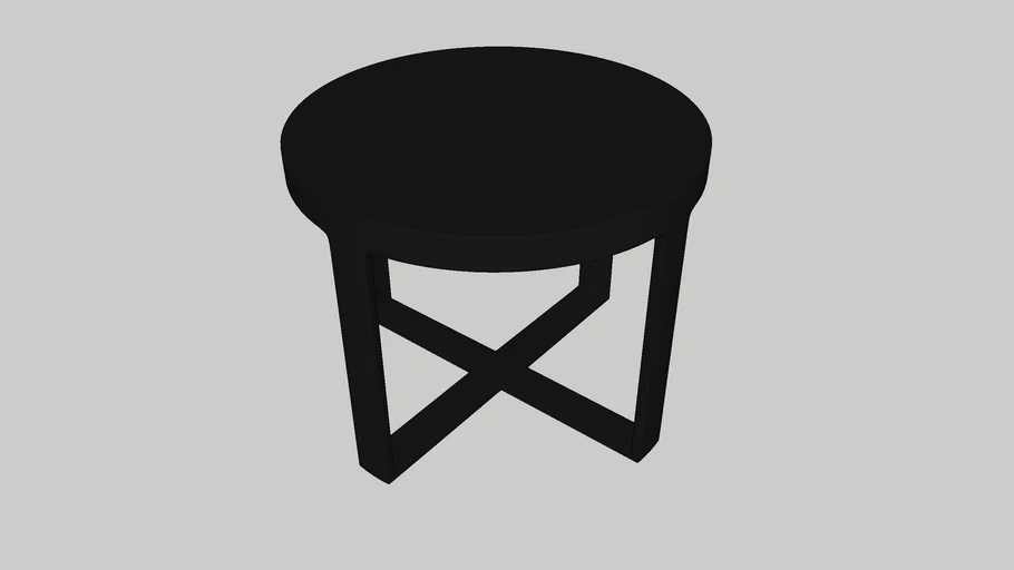 3d table clipart black