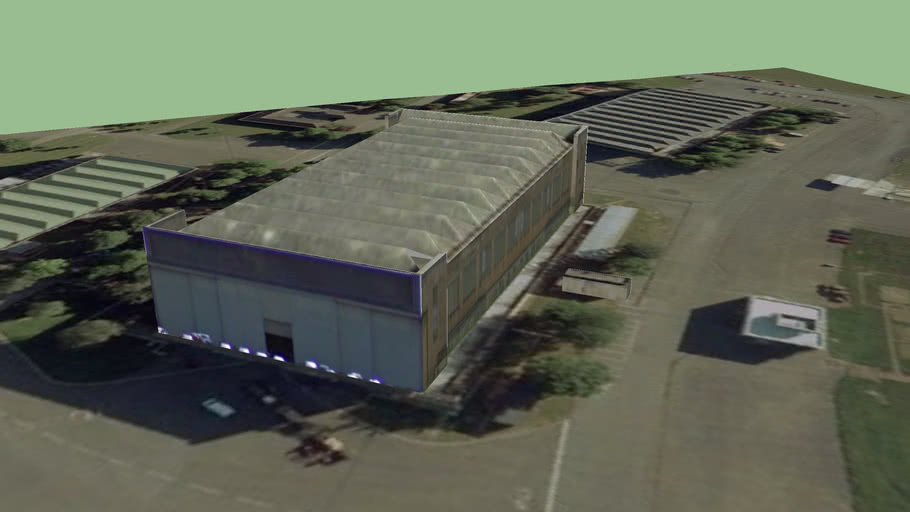 1934 C Type Hangar, South Cerney Airfield, Gloucestershire | 3D Warehouse