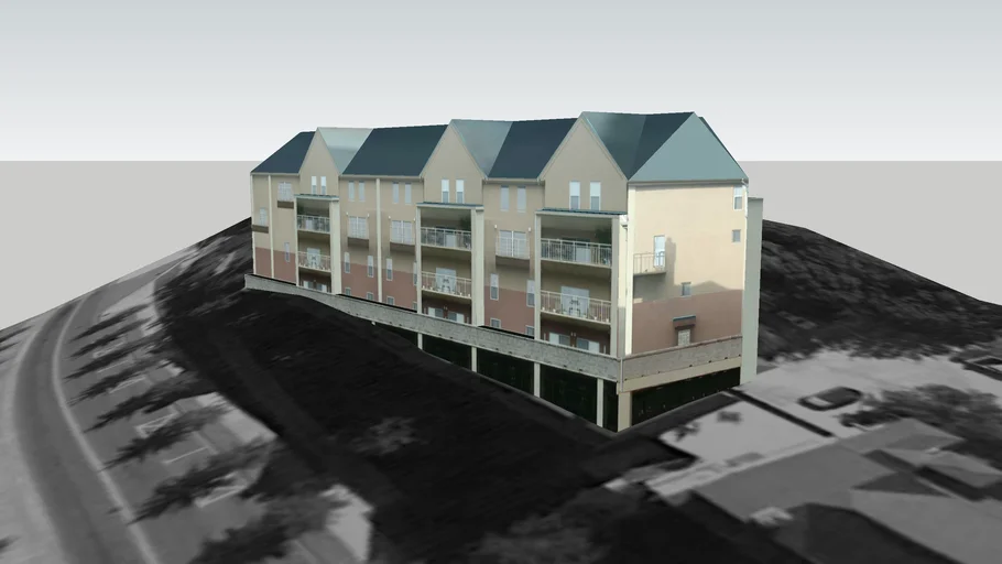 Riverset Apartment Complex Bld 2 3D Warehouse