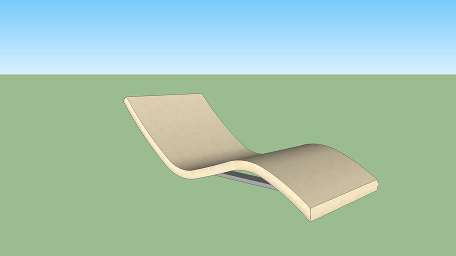 Mcloud 80'' Long Single Chaise 3D Warehouse