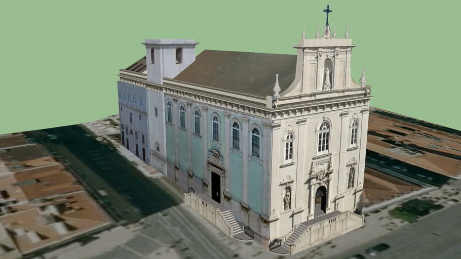 Modelo 3D da Igreja do Loreto em Lisboa