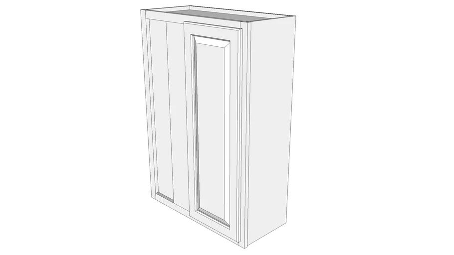 Briarwood Wall Cabinet Wbc2739 - 12' Deep, Wall Blind Corner Cabinet 