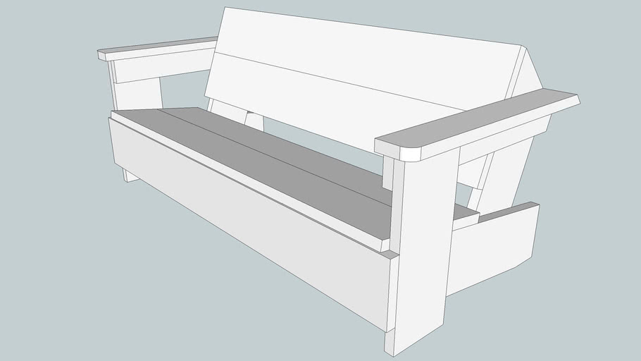 scaffolding bench | 3D Warehouse