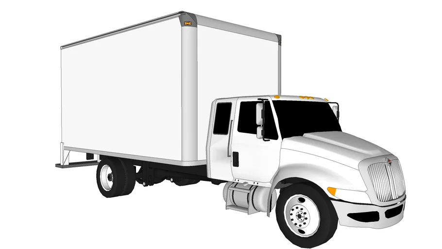 international box truck 3D Warehouse