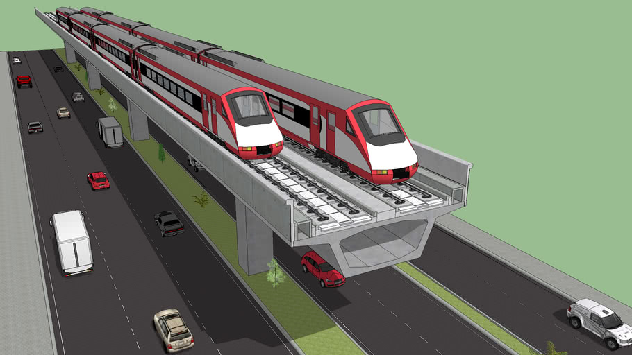 Light Rail Transit | 3D Warehouse