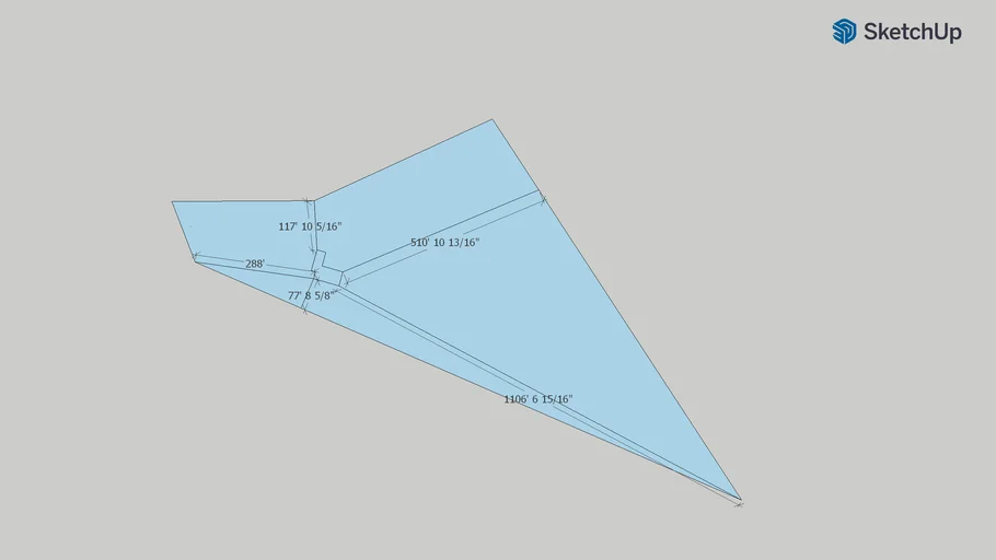 Metes and Bounds with Setbacks and Footprint 3D Warehouse