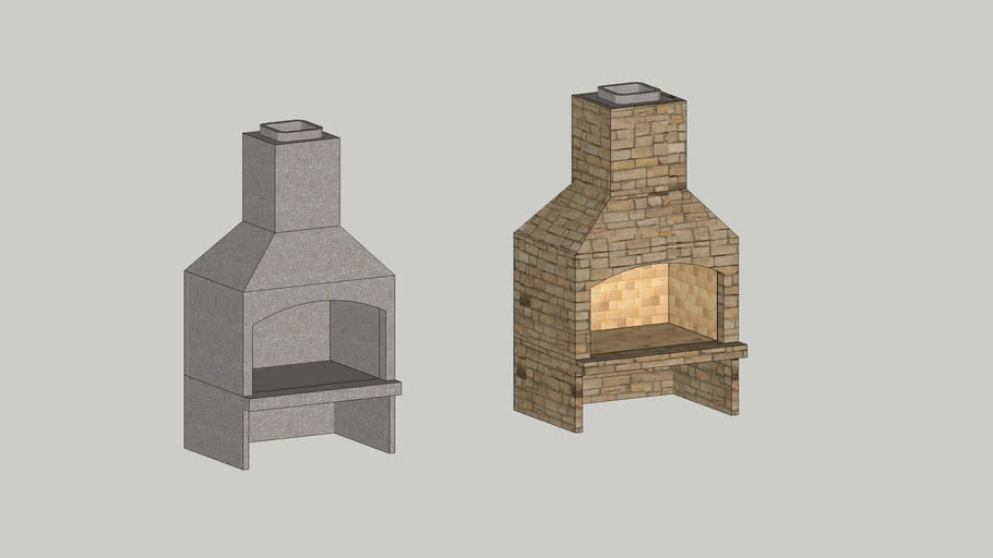 Stone Age 48" Standard Series Fireplace Kit