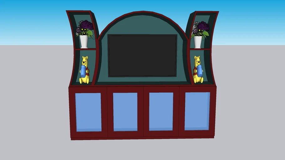 tv rack | 3D Warehouse