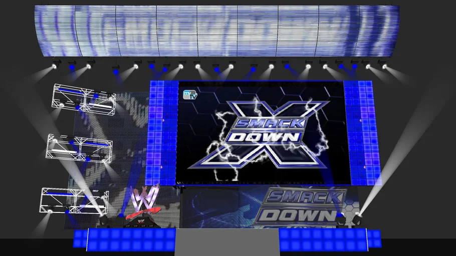 WWE SmackDown 10th Anniversary HD Stage - - 3D Warehouse