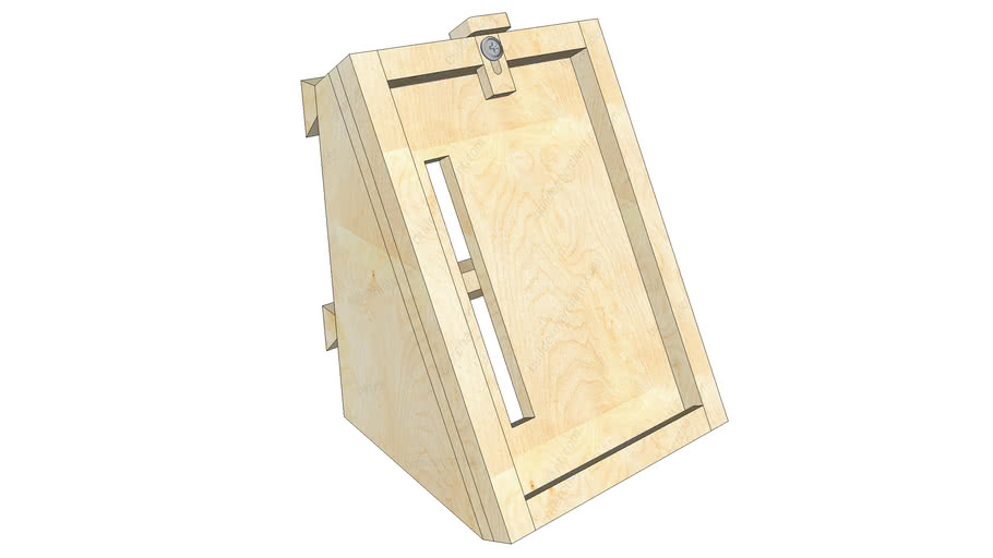 Circular Saw Holder on French Cleat Wall 3D Warehouse