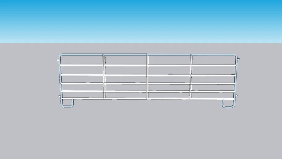 16' Corral Panel 3D Warehouse