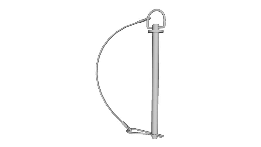 Clevis Pin with Lanyard 3D Warehouse