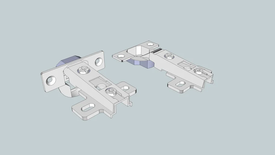 Мебельные петли 3д модель