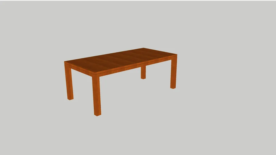 Square Leg table 24'x48' | 3D Warehouse
