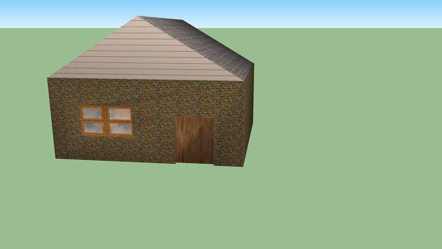 Simple brick house | 3D Warehouse