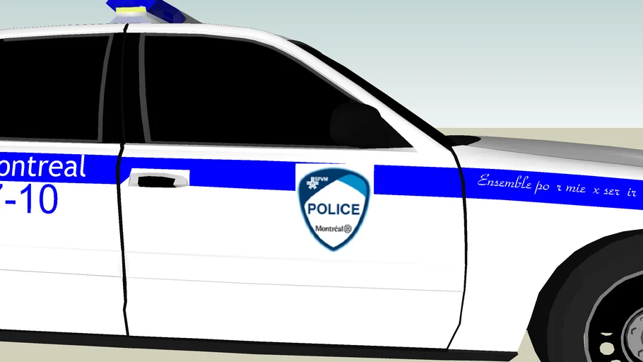 Montreal SVPM POLICE] | 3D Warehouse