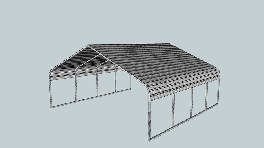 Metal Carport | 3D Warehouse