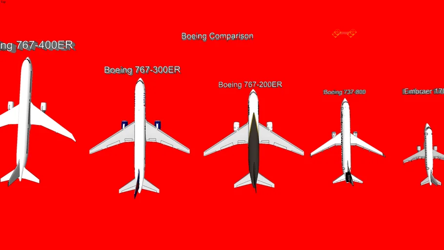 Boeing Comparison Measure 3d Warehouse 4158