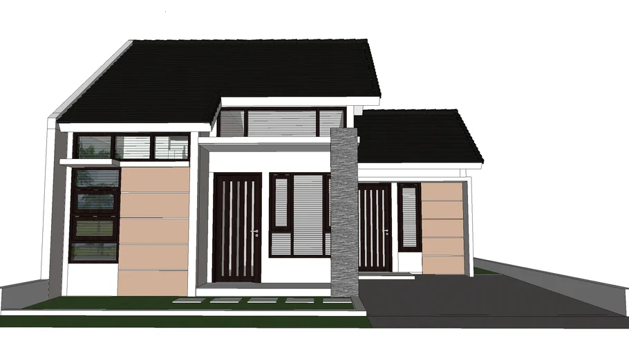 rumah-type-50-m2-3d-warehouse