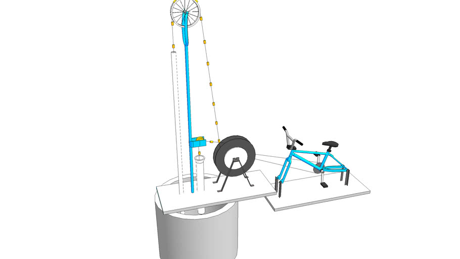 Pedal powered Water Pump (mayapedal) 3D Warehouse