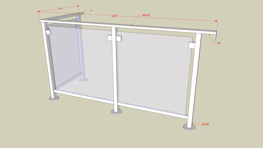 Railing | 3D Warehouse