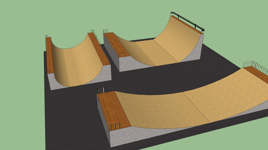 Simple Skatepark | 3D Warehouse