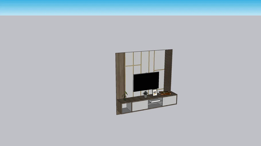 TV Unit Design 3D Warehouse 52 OFF Www pinnaxis