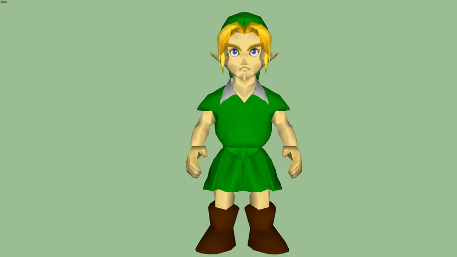 Young Zelda Ocarina of Time Model | 3D model