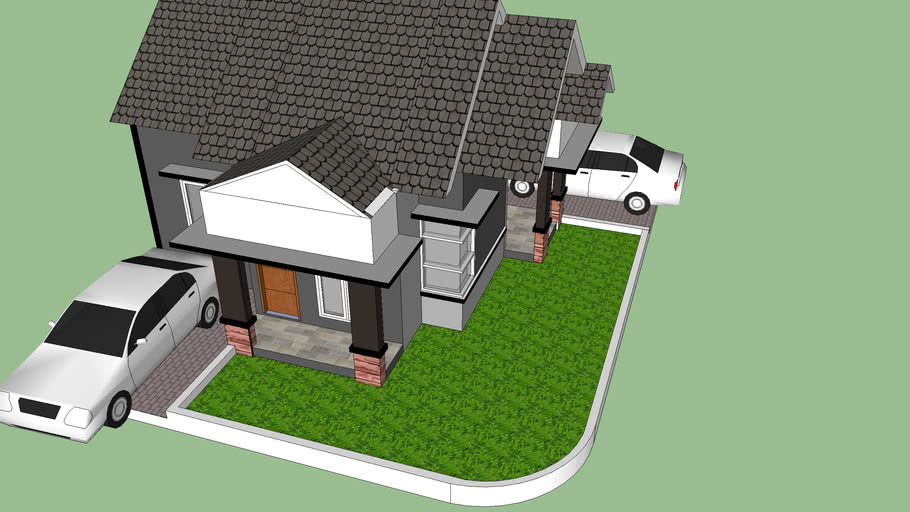 Rumah Minimalis 6x12 3d Warehouse