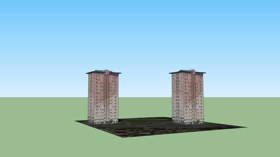 Nethercraigs and Gleniffer Courts, Paisley 3D Warehouse