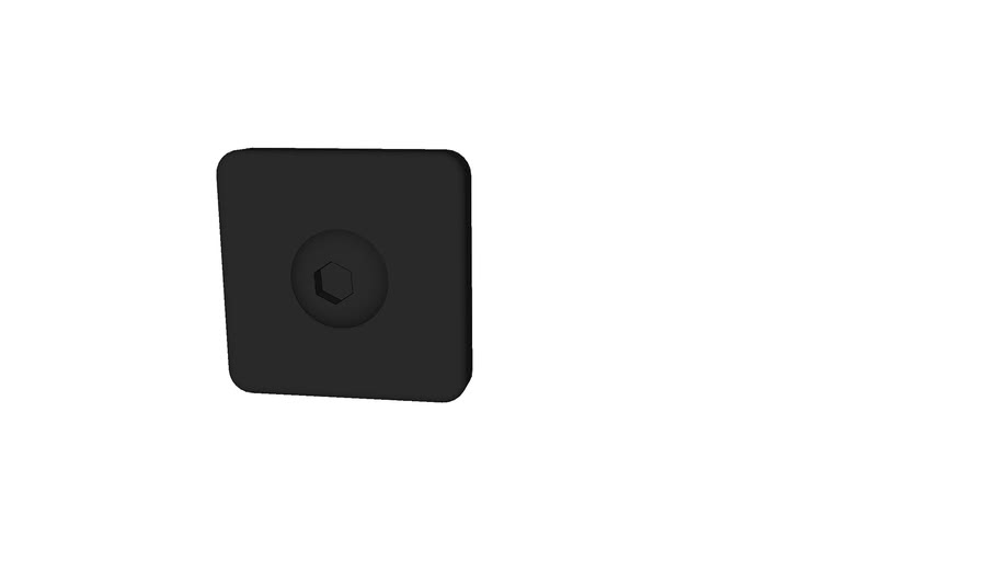 cap, end, Tslot, McMasterCarr 47065T91 3D Warehouse