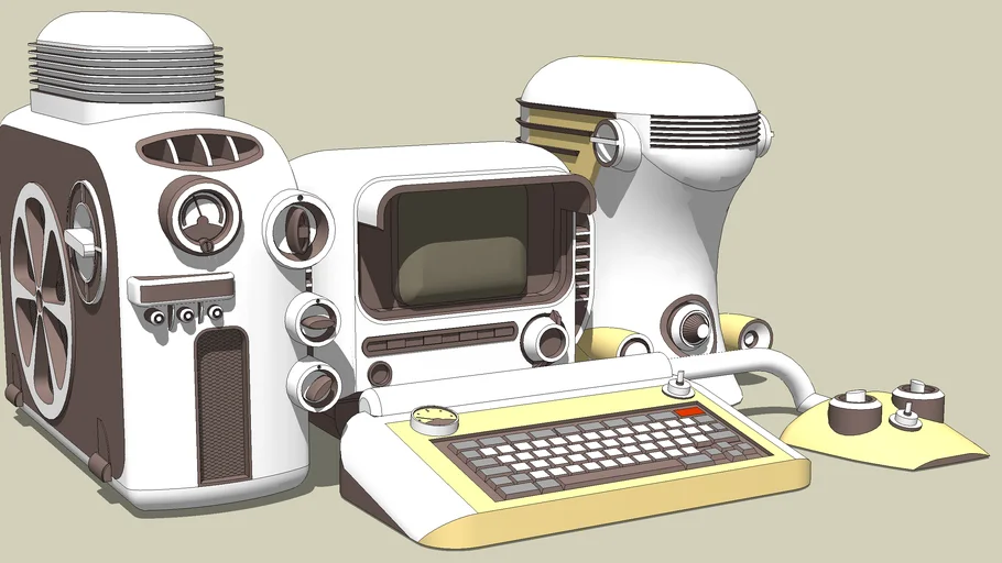 retro PC 3D Warehouse