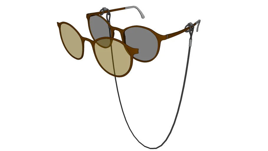 Glasses with sunglasses iman 3D Warehouse