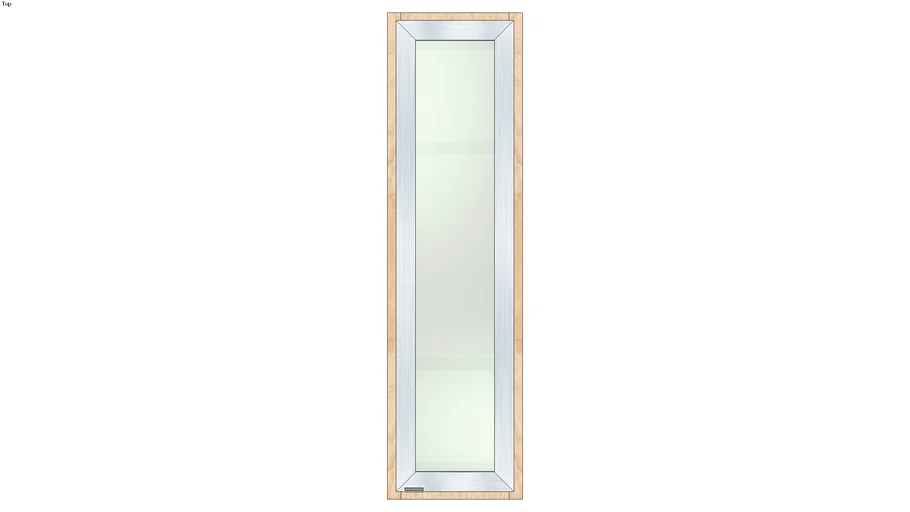 Wall Single Door 54Hx15D | 3D Warehouse