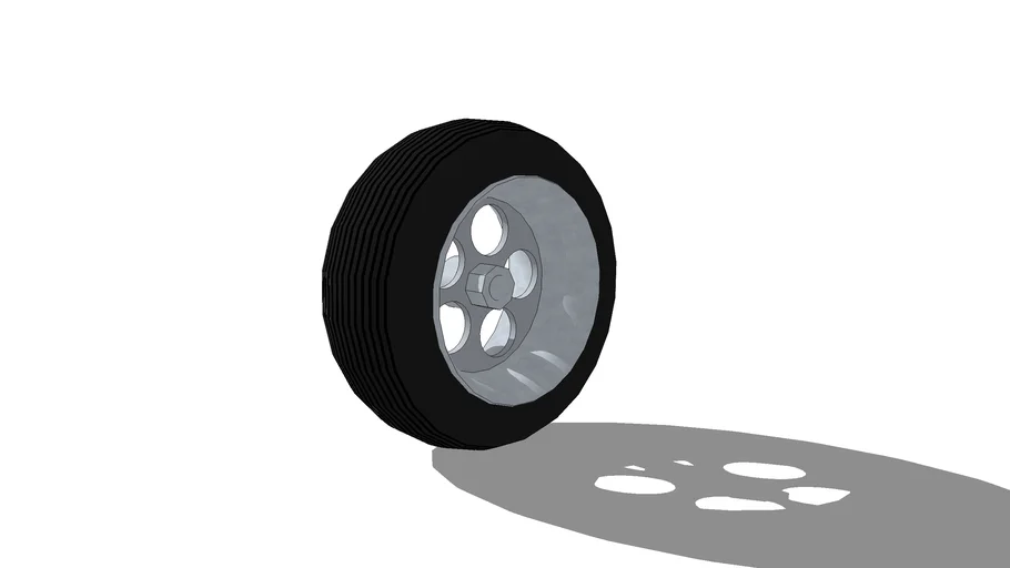 Wheel with Tyre 3D Warehouse